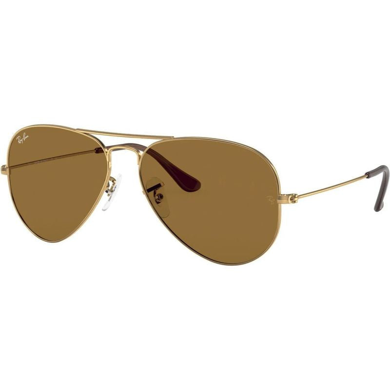Aviator Classic RB3025, Gold/Brown Glass Lenses 58 Eye Size
