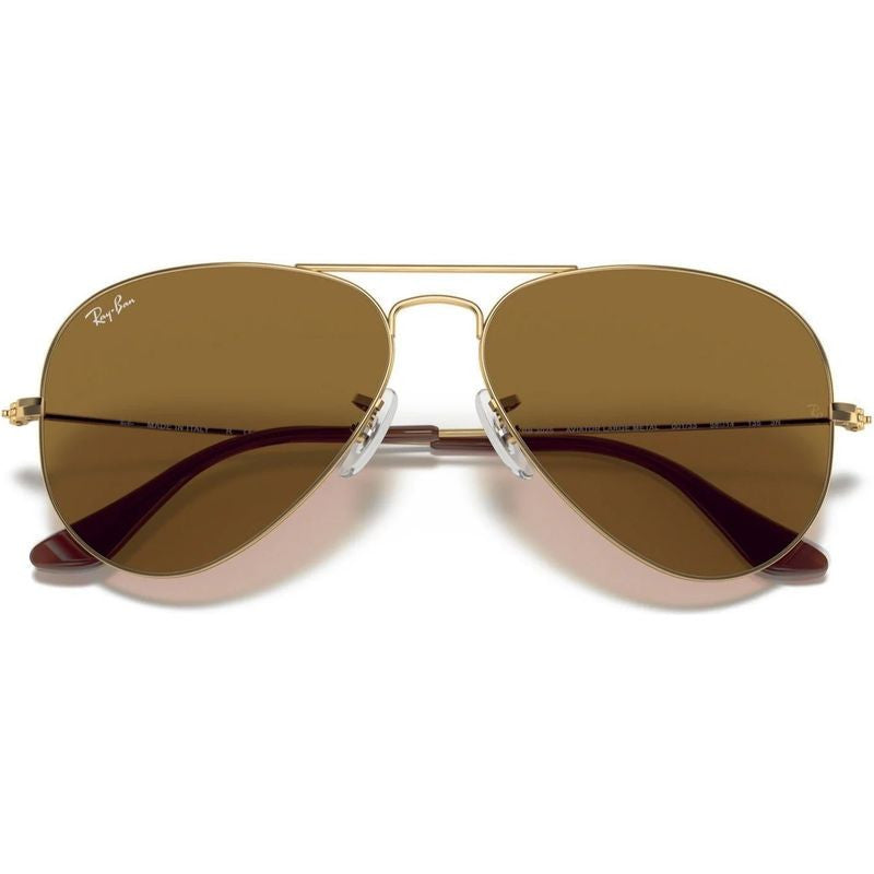 Aviator Classic RB3025, Gold/Brown Glass Lenses 58 Eye Size