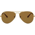 Aviator Classic RB3025, Gold/Brown Glass Lenses 58 Eye Size