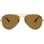 Aviator Classic RB3025, Gold/Brown Glass Lenses 58 Eye Size
