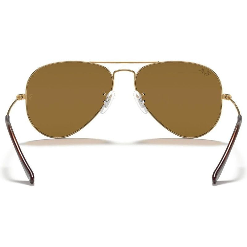 Aviator Classic RB3025, Gold/Brown Glass Lenses 58 Eye Size