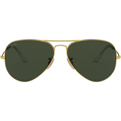 Aviator Classic RB3025, Arista/Green Glass Lenses 58 Eye Size