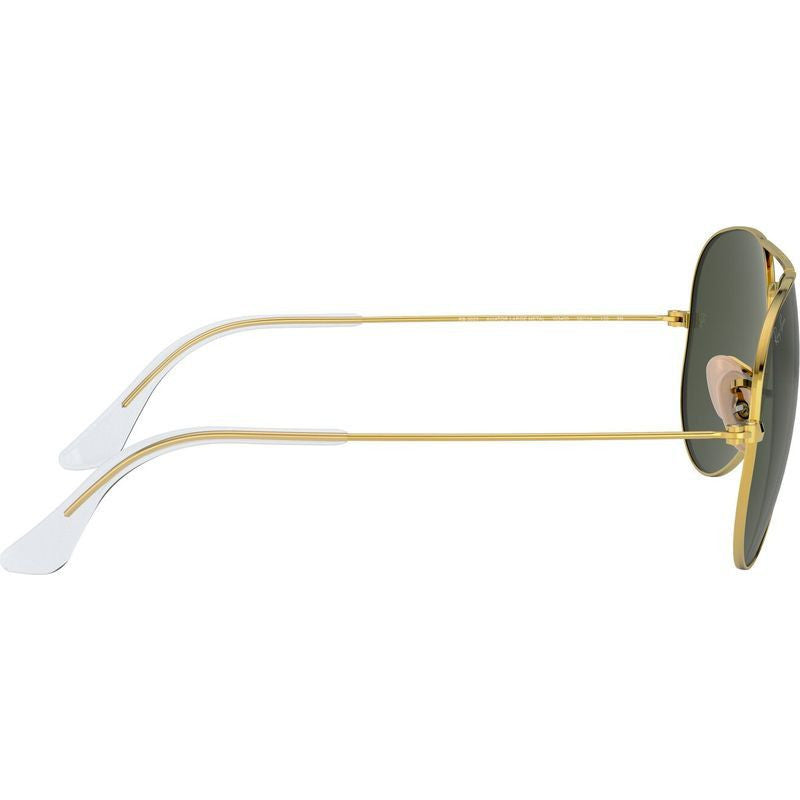 Aviator Classic RB3025, Arista/Green Glass Lenses 58 Eye Size