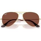 Aviator Classic RB3025, Arista/Red Glass Lenses 62 Eye Size