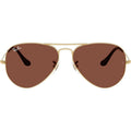Aviator Classic RB3025, Arista/Red Glass Lenses 58 Eye Size