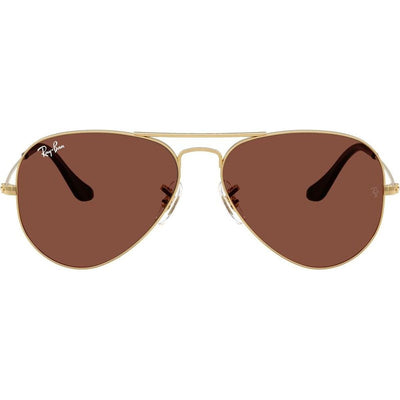 Aviator Classic RB3025, Arista/Red Glass Lenses 58 Eye Size