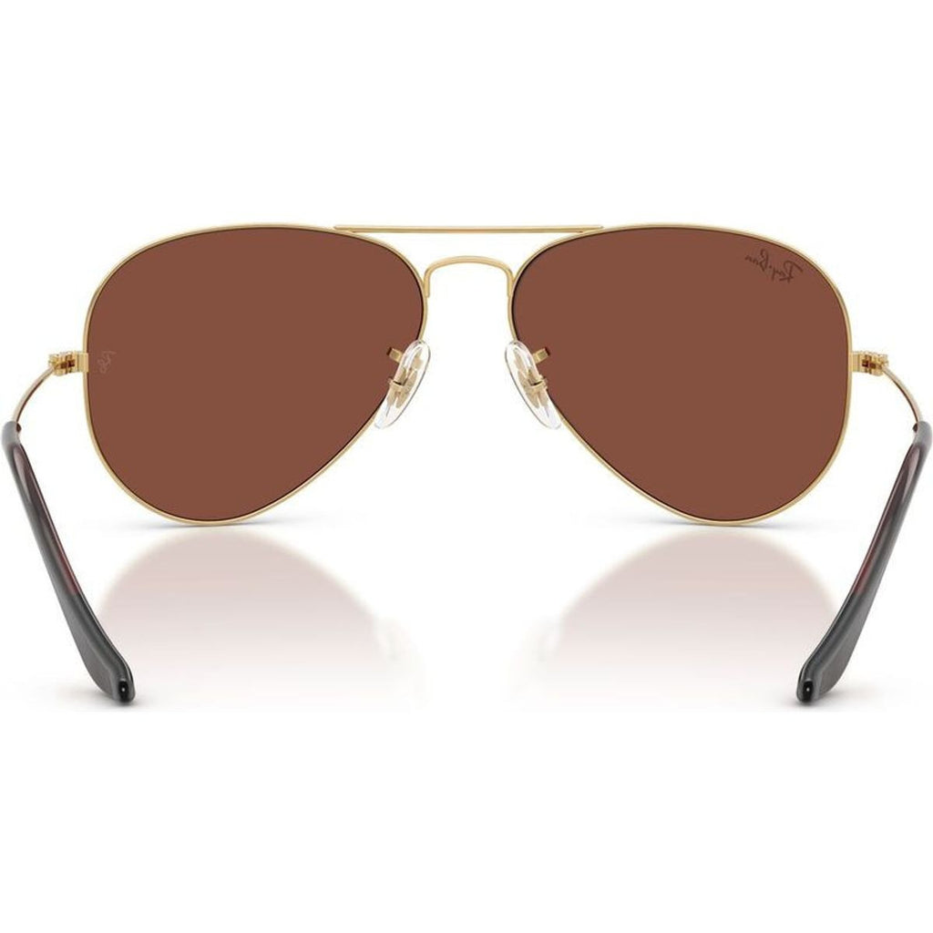 Aviator Classic RB3025, Arista/Red Glass Lenses 58 Eye Size