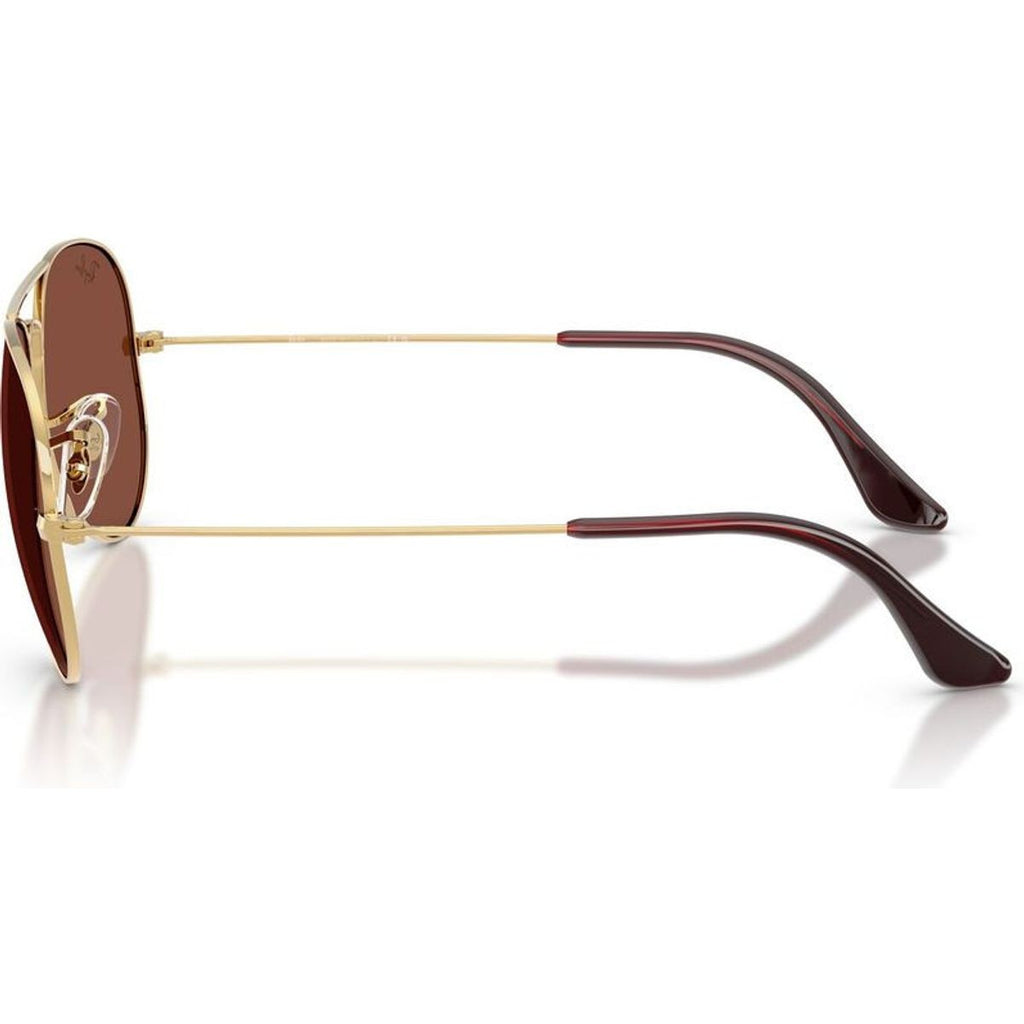 Aviator Classic RB3025, Arista/Red Glass Lenses 58 Eye Size