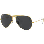 Aviator Classic RB3025, Legend Gold/Black Glass Polarised Lenses 62 Eye Size
