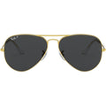 Aviator Classic RB3025, Legend Gold/Black Glass Polarised Lenses 62 Eye Size