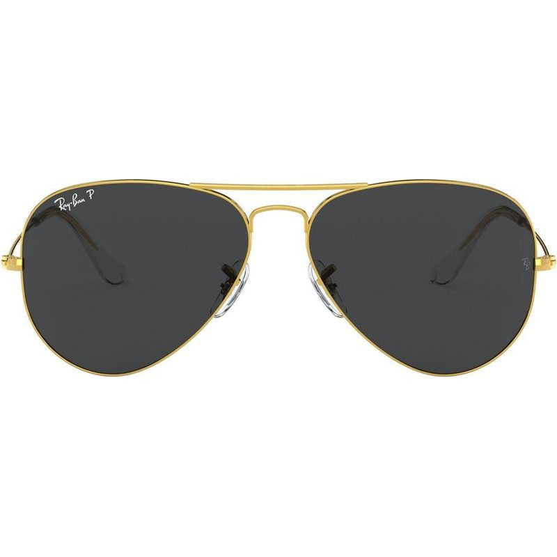 Aviator Classic RB3025, Legend Gold/Black Glass Polarised Lenses 62 Eye Size