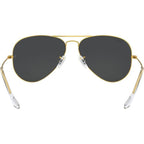 Aviator Classic RB3025, Legend Gold/Black Glass Polarised Lenses 62 Eye Size