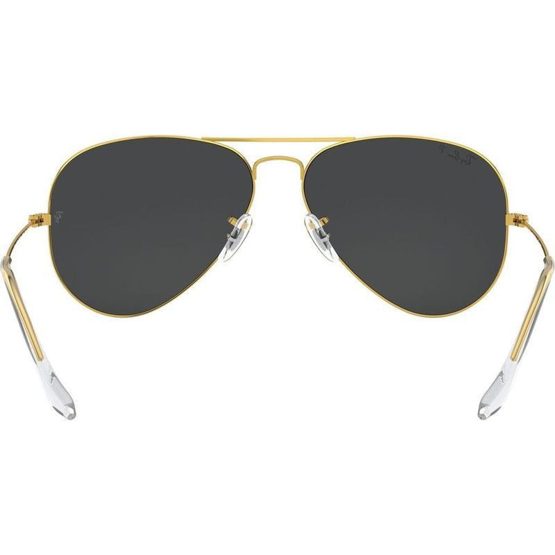 Aviator Classic RB3025, Legend Gold/Black Glass Polarised Lenses 62 Eye Size