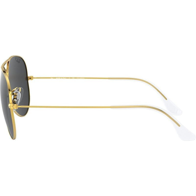 Aviator Classic RB3025, Legend Gold/Black Glass Polarised Lenses 62 Eye Size