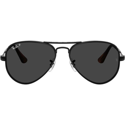 Aviator Max RB3925, Black/Black Polarised Glass Lenses 62 Eye Size