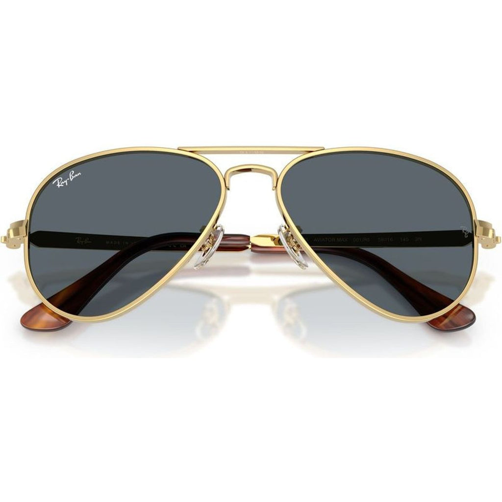 Aviator Max RB3925, Arista/Blue Glass Lenses 58 Eye Size