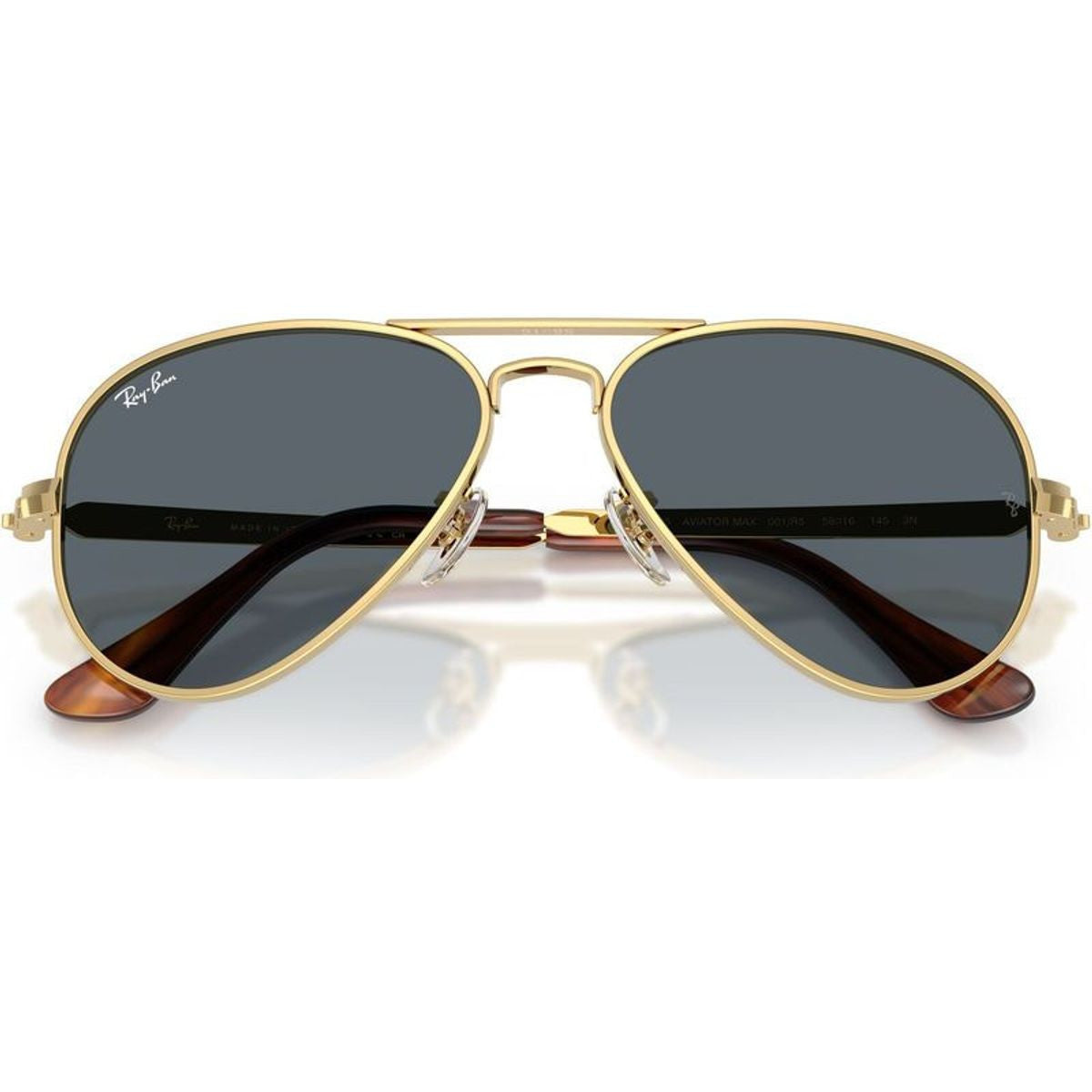 Aviator Max RB3925, Arista/Blue Glass Lenses 58 Eye Size