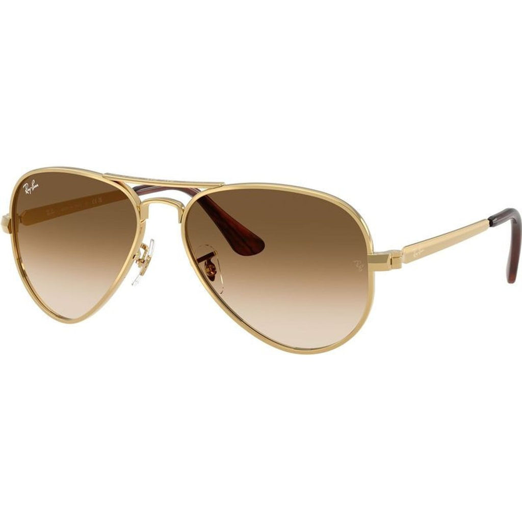Aviator Max RB3925, Arista/Brown Clear Gradient Glass Lenses 58 Eye Size