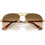 Aviator Max RB3925, Arista/Brown Clear Gradient Glass Lenses 62 Eye Size