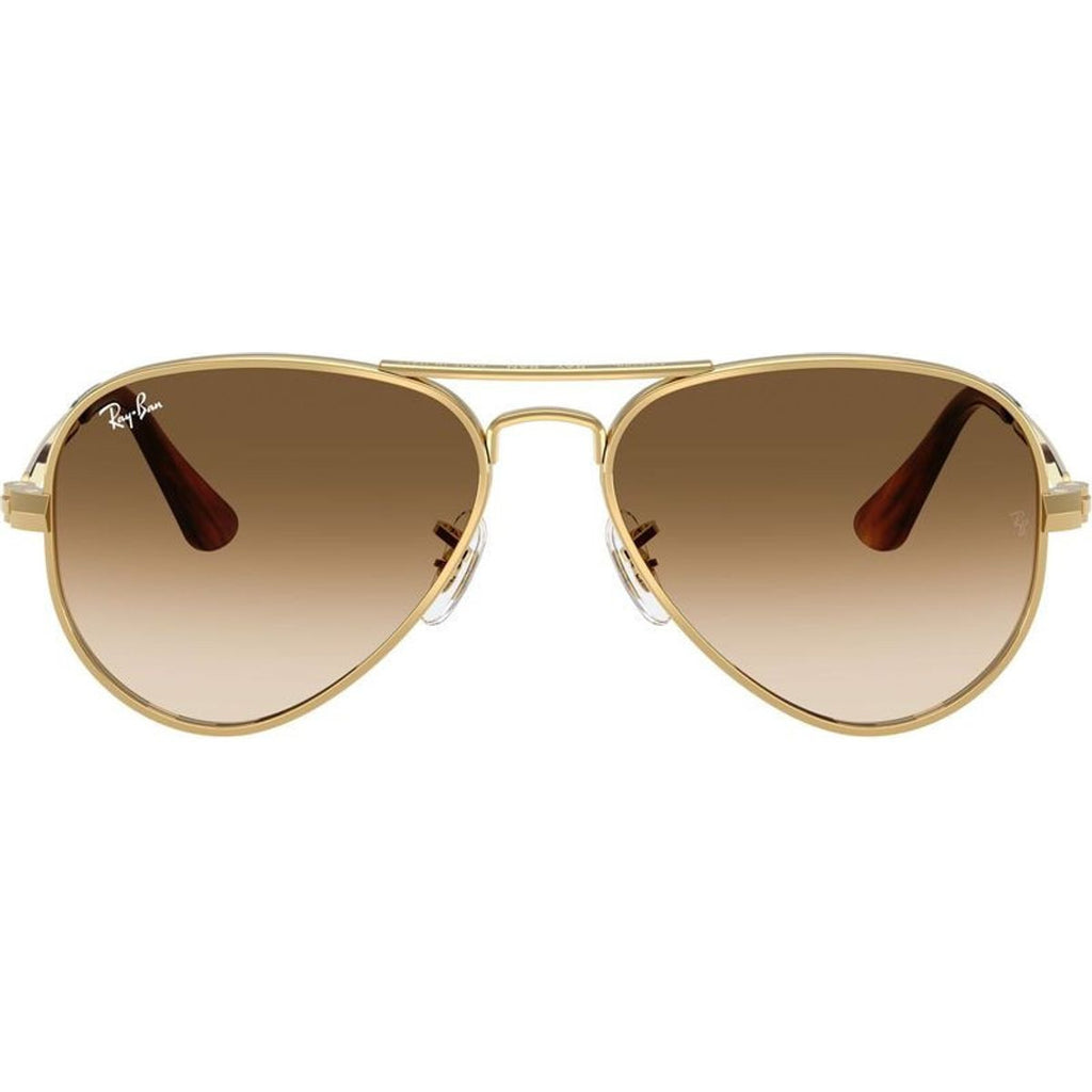 Aviator Max RB3925, Arista/Brown Clear Gradient Glass Lenses 58 Eye Size