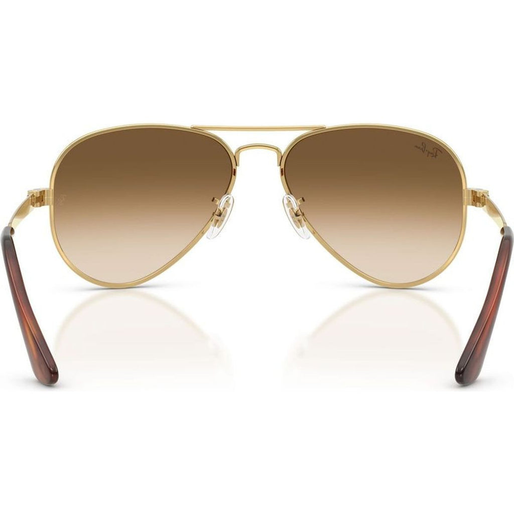 Aviator Max RB3925, Arista/Brown Clear Gradient Glass Lenses 62 Eye Size