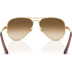 Aviator Max RB3925, Arista/Brown Clear Gradient Glass Lenses 58 Eye Size