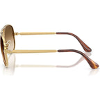 Aviator Max RB3925, Arista/Brown Clear Gradient Glass Lenses 58 Eye Size