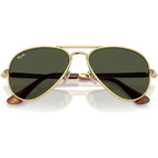 Aviator Max RB3925, Arista/Green Glass Lenses 62 Eye Size