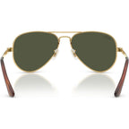 Aviator Max RB3925, Arista/Green Glass Lenses 58 Eye Size