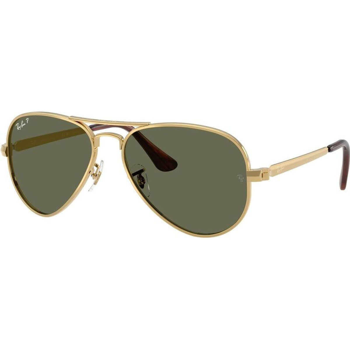 Aviator Max RB3925, Arista/Green Polarised Glass Lenses 58 Eye Size