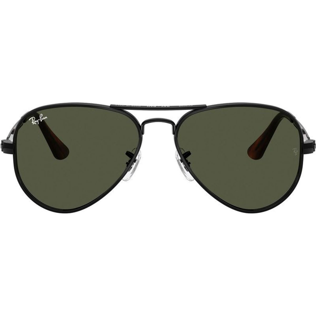 Aviator Max RB3925, Black/Green Glass Lenses 58 Eye Size