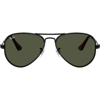 Aviator Max RB3925, Black/Green Glass Lenses 58 Eye Size