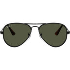 Aviator Max RB3925, Black/Green Glass Lenses 62 Eye Size
