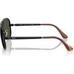 Aviator Max RB3925, Black/Green Glass Lenses 62 Eye Size