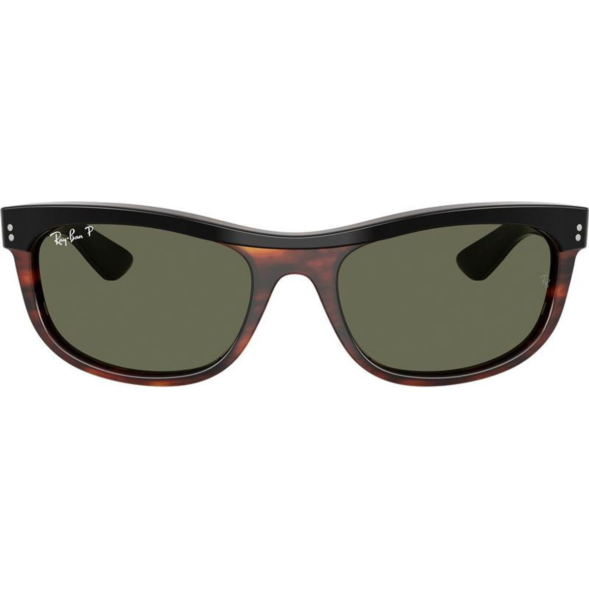 Balorama RB2489, Black on Havana/Green Polarised Glass Lenses