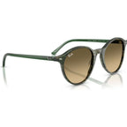 Bernard RB2230, Transparent Shade Fantasy Green/Brown Gradient Glass Lenses 51 Eye Size