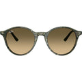 Bernard RB2230, Transparent Shade Fantasy Green/Brown Gradient Glass Lenses 51 Eye Size