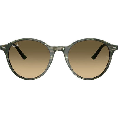 Bernard RB2230, Transparent Shade Fantasy Green/Brown Gradient Glass Lenses 51 Eye Size