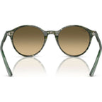 Bernard RB2230, Transparent Shade Fantasy Green/Brown Gradient Glass Lenses 51 Eye Size