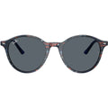 Bernard RB2230, Transparent Shade Fantasy Blue/Blue Glass Lenses 53 Eye Size