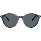 Bernard RB2230, Transparent Shade Fantasy Blue/Blue Glass Lenses 53 Eye Size