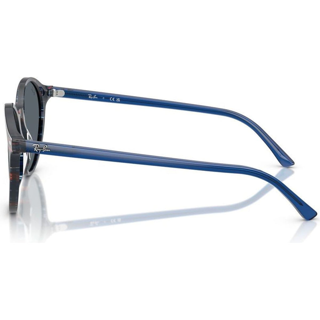 Bernard RB2230, Transparent Shade Fantasy Blue/Blue Glass Lenses 53 Eye Size