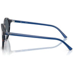Bernard RB2230, Transparent Shade Fantasy Blue/Blue Glass Lenses 53 Eye Size