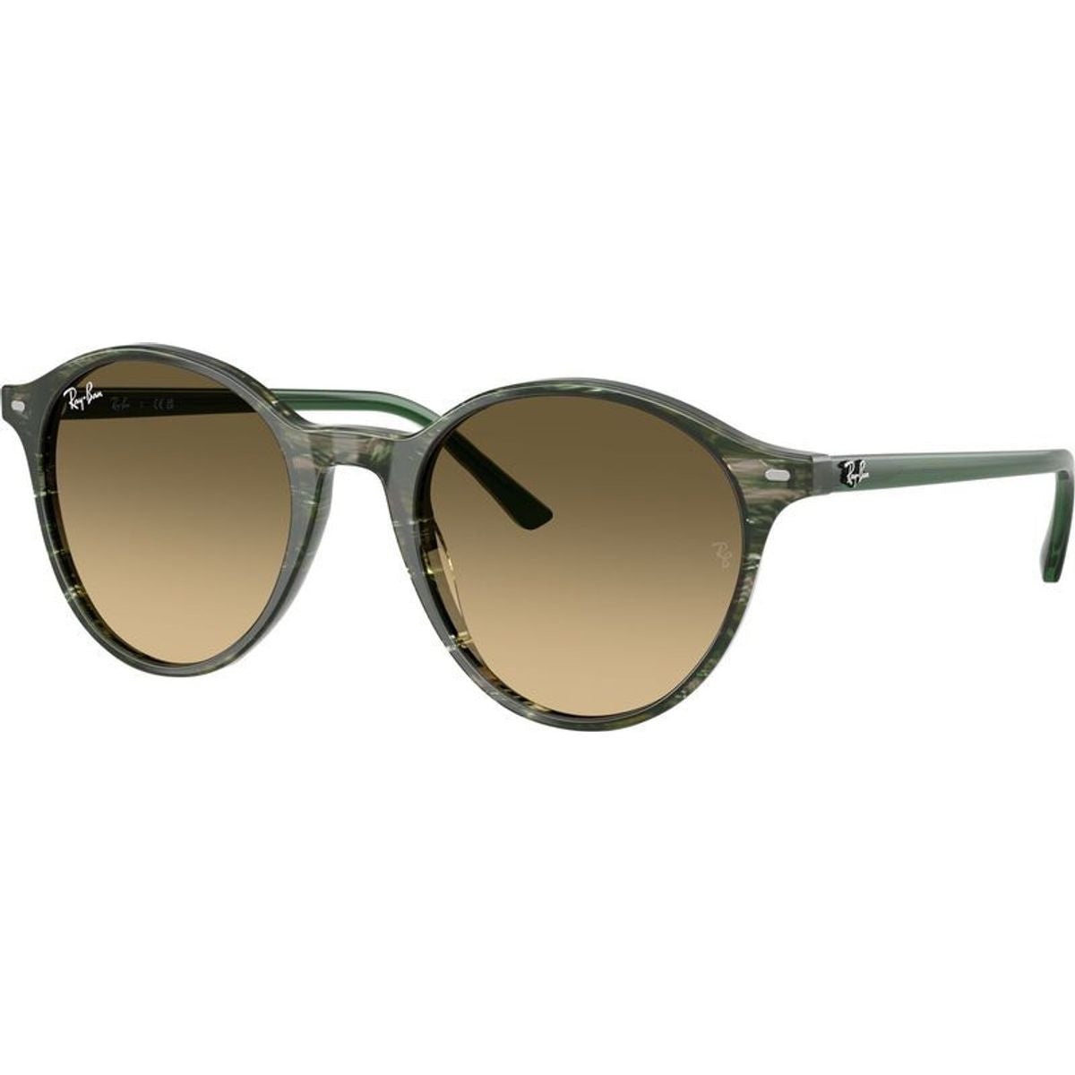 Bernard RB2230, Transparent Shade Fantasy Green/Brown Gradient Glass Lenses 53 Eye Size