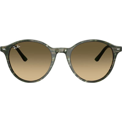 Bernard RB2230, Transparent Shade Fantasy Green/Brown Gradient Glass Lenses 53 Eye Size