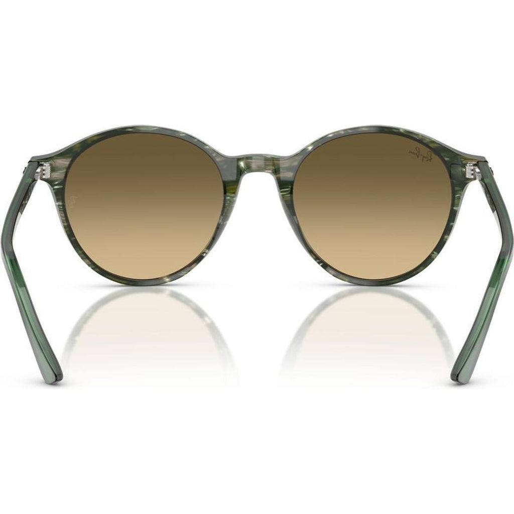 Bernard RB2230, Transparent Shade Fantasy Green/Brown Gradient Glass Lenses 53 Eye Size