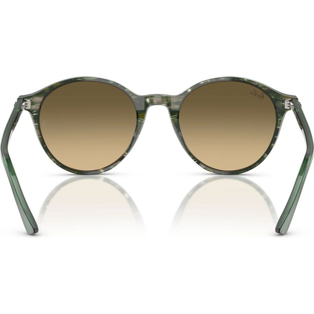 Bernard RB2230, Transparent Shade Fantasy Green/Brown Gradient Glass Lenses 53 Eye Size