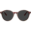 Bernard RB2230, Transparent Shade Fantasy Red/Black Glass Polarised Lenses 51 Eye Size