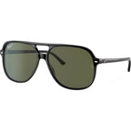 Bill RB2198, Black/Green Polarised Glass Lenses 56 Eye Size