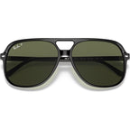 Bill RB2198, Black/Green Polarised Glass Lenses 56 Eye Size